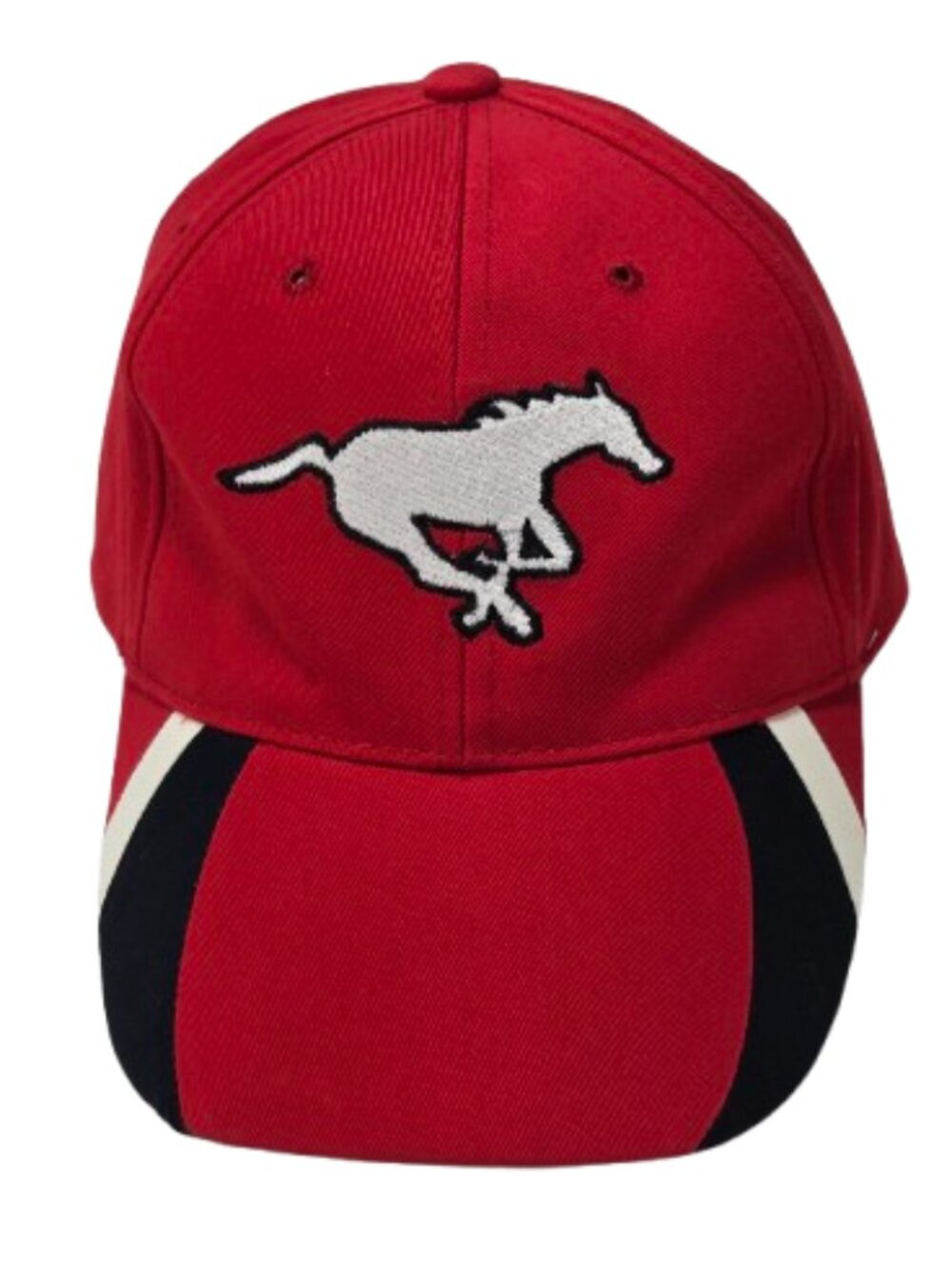 CFL Calgary Stampeeders Trucker Hat Classic Cap Embroidered Red Football